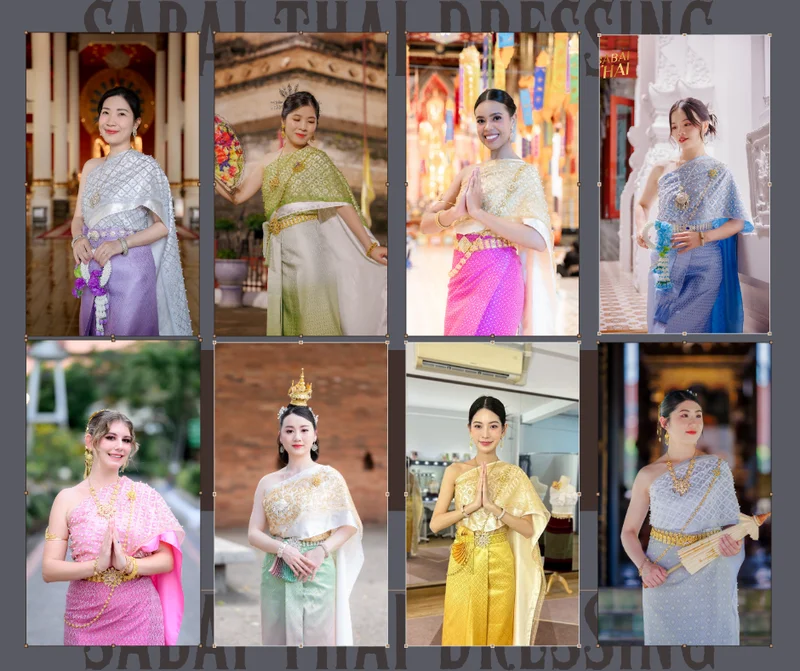Premium Thai silk fabric selection