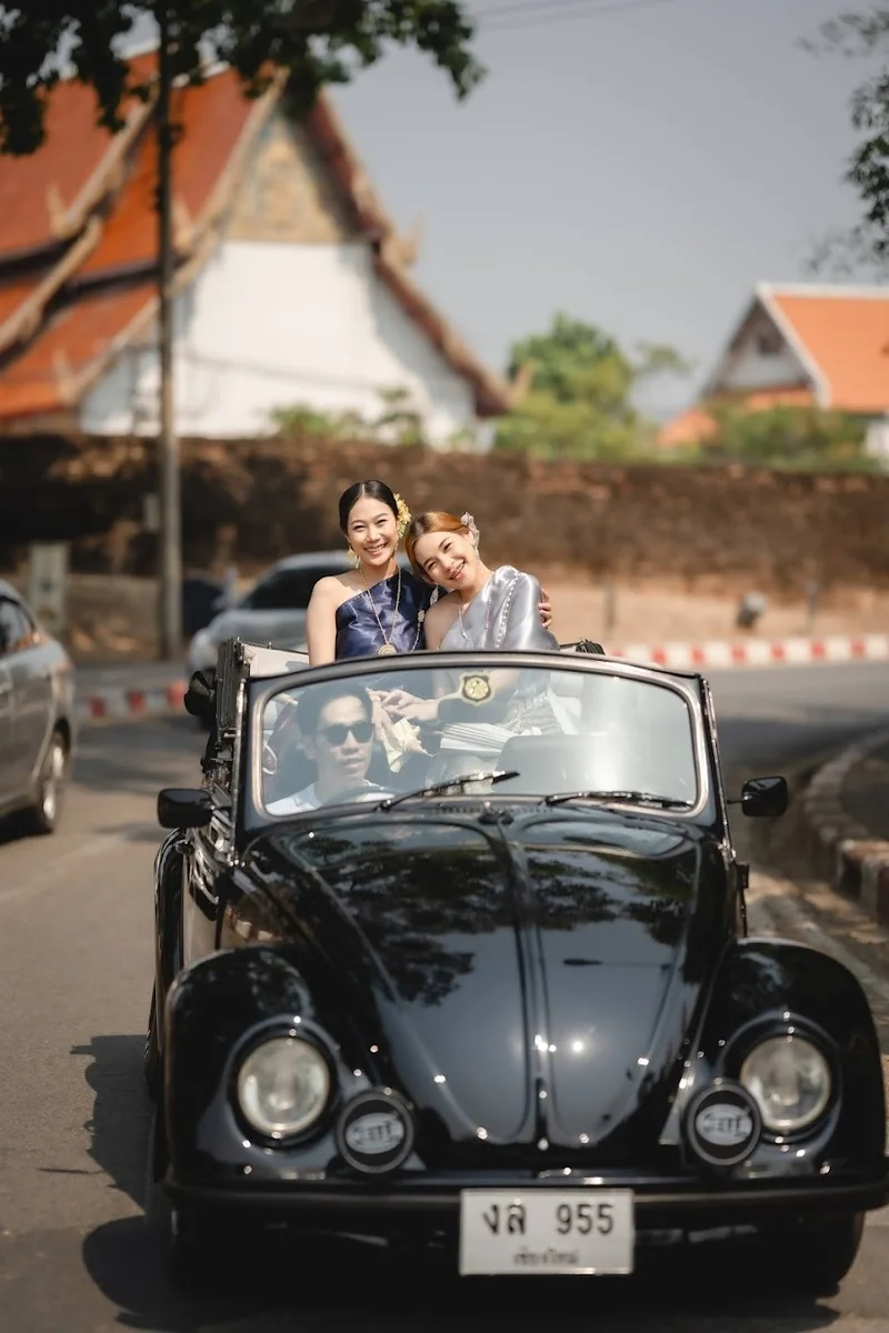 Vintage Car Photoshoot — Sabai Thai Dressing Chiang Mai